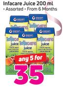 Infacare Juice Assorted-5 x 200ml