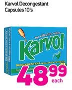 Karvol Decongestant Capsules-10's Each