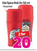 Old Spice oll On Assorted-2 x 50ml