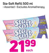 Sta Soft Refill Assorted-500ml Each
