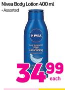 Nivea Body Lotion-400ml Each