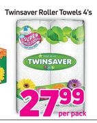 Twinsaver Roller Towels-4's Per Pack