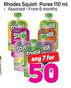 Rhodes Squish Puree-7x110ml 