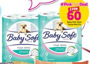 Baby Soft Toilet Tissue-2 x 9's