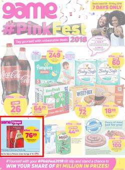 Game JHB : Pink Fest (9 May - 15 May 2018), page 1