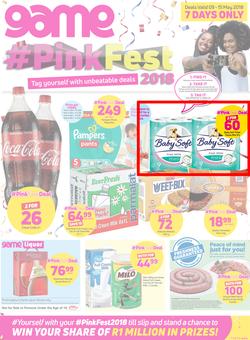 Game JHB : Pink Fest (9 May - 15 May 2018), page 1