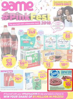 Game JHB : Pink Fest (9 May - 15 May 2018), page 1