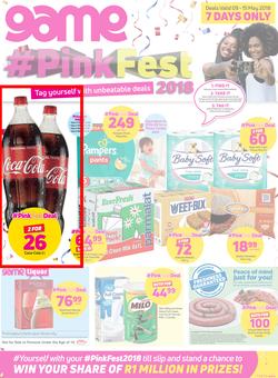 Game JHB : Pink Fest (9 May - 15 May 2018), page 1