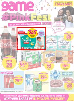 Game JHB : Pink Fest (9 May - 15 May 2018), page 1