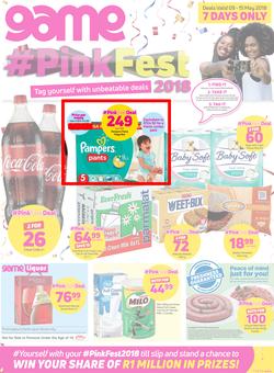 Game JHB : Pink Fest (9 May - 15 May 2018), page 1