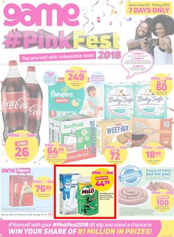 Game JHB : Pink Fest (9 May - 15 May 2018), page 1