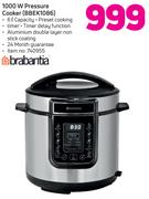 Brabantia 1000W Pressure Cooker BBEK1086