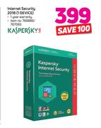 Kaspersky Internet Security 2018 1 Device