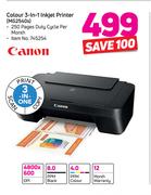 Canon Colour 3 In 1 Inkjet Printer MG2540S