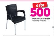 Monaco Chair Black-For 4