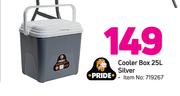 Pride Cooler Box Silver-25Ltr
