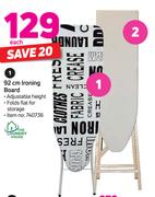 The Laundry House 92cm Ironing Board-Each