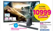 Samsung 55" FHD Curved LED TV 55M6500 With Free Samsung M360 Soundbar