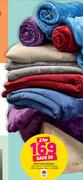 Always Home Mink Fleece Blankets-180 x 200cm-For 2