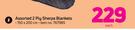 Always Home 2-Ply Sherpa Blankets-Each