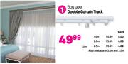 Window Decor 1m Double Curtain Track