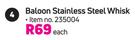 Prestige Baloon Stainless Steel Whisk-Each