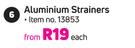 Prestige Aluminium Strainer-Each