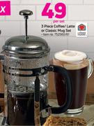 Always Home 3-Piece Coffee/Latte Or Classic Mug Set-Per Set