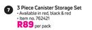 3-Piece Canister Storage Set-Per Pack