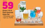 Ocean 3 Or 6 Pack Glass Set