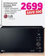 LG 42Ltr  Electronic Grill Microwave Black MH8265DIS 