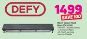 Defy 90cm Cooker Hood Black DCH295