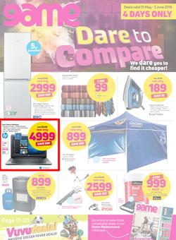 Game : Dare To Compare (31 May - 3 June 2018), page 1