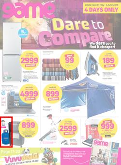 Game : Dare To Compare (31 May - 3 June 2018), page 1