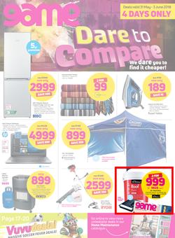 Game : Dare To Compare (31 May - 3 June 2018), page 1