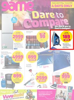 Game : Dare To Compare (31 May - 3 June 2018), page 1
