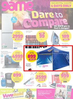 Game : Dare To Compare (31 May - 3 June 2018), page 1