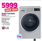 LG 8Kg Titan Front Load Washing Machine FH4U2TNP8S
