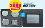 KIC Oven And Hob Black KIB 600 BL