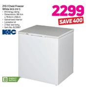 KIC 210L Chest Freezer (White) KCG 210 1 