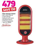 Sunbeam 3 Bar Halogen Heater