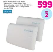 Memre Classic Premium Air Foam Pillow-For 2