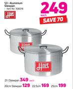 Hart 21Ltr Aluminium Stewpan-Each