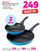 Monella Blue 28cm Frypan Set-Per Set