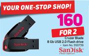 Sandisk Cruzer Blade 8GB USB 2.0 Flash Drive-For 2