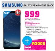 Samsung Galaxy S8 Midnight Black-On Red Select+