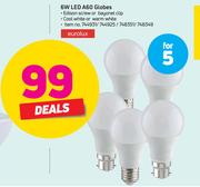 Eurolux 6W LED A6 Globes-For 5