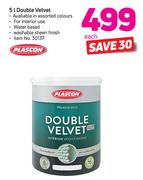 Plascon Double Velvet-5Ltr Each