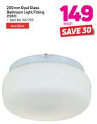 Eurolux 200mm Opal Glass Bathroom Light Fitting C930-Each