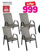 Out & About Textiline Chair-For 4